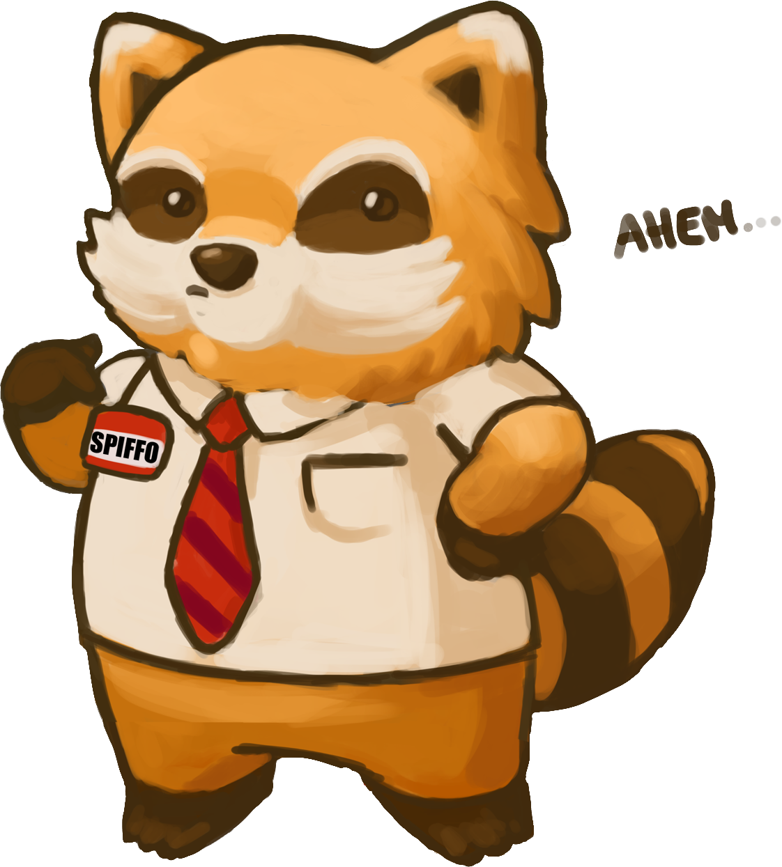 Spiffo Mascot Nametag copy