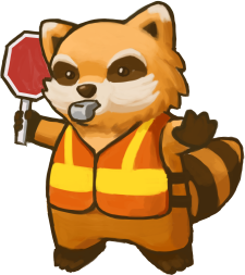 Spiffo Warning